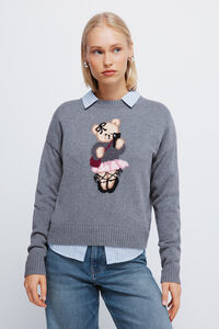 Springfield Intarsia bear jumper