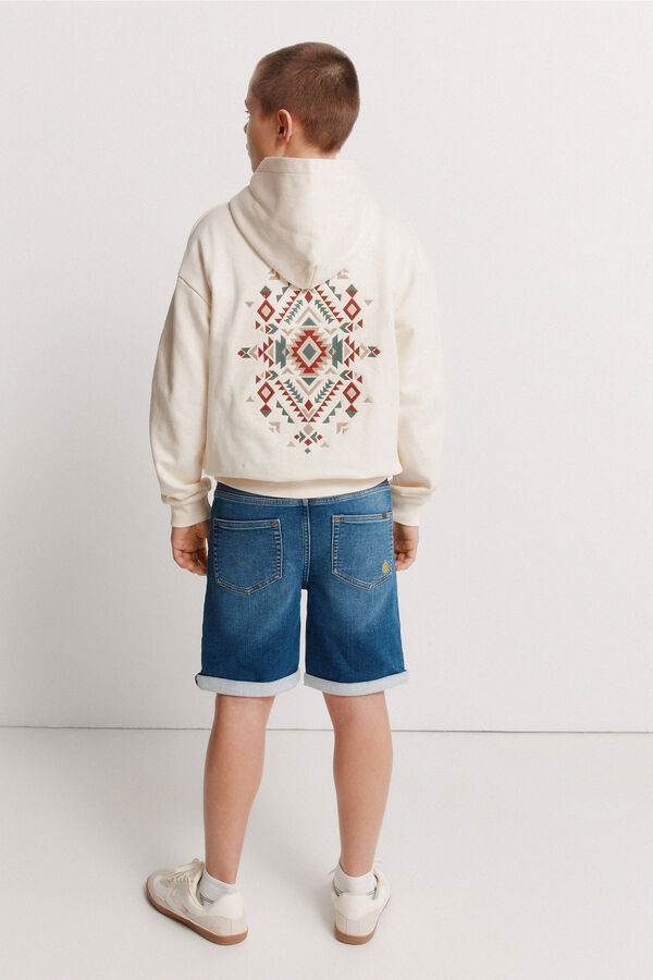 Springfield Kids Bermuda vaquera slim knit ni&ntilde;o azul