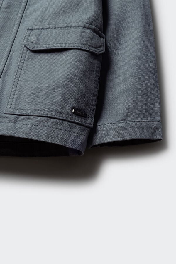 Springfield Kids Parka lavada de menino" azul