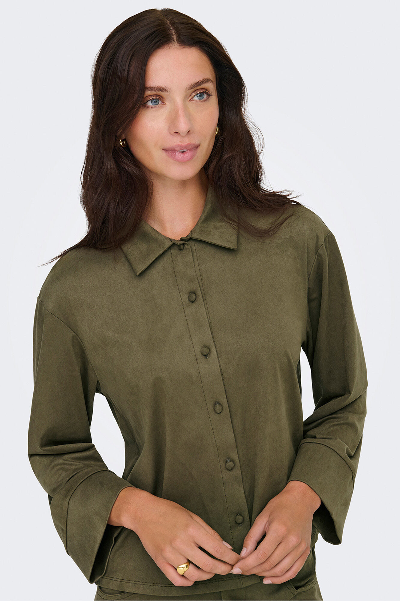 JDY Camisa manga larga antelina