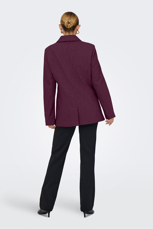 Only Short cloth coat pink