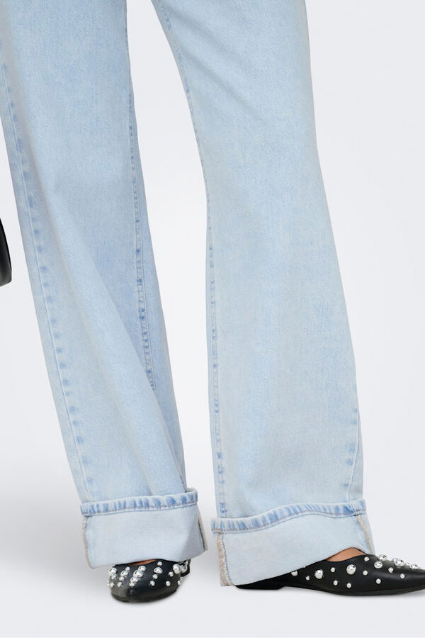 Only Jeans wide azul