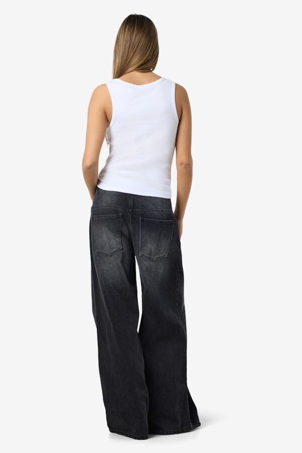 Noisy May Basic racerback vest top white