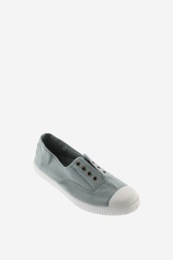 Victoria Canvas plimsolls green