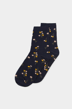 Springfield Floral socks navy