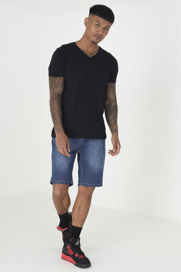 Brave Soul Essential short-sleeved T-shirt Crna