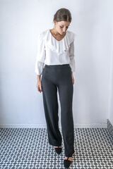 Cul Sac Camisa mangas abullonadas blanco