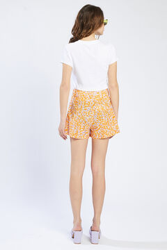 Springfield High-waisted shorts yellow