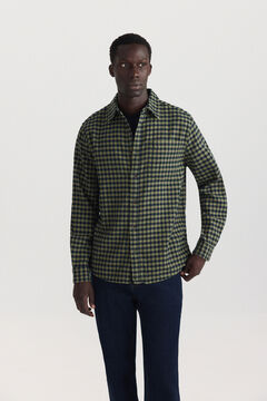 Springfield Chemise en flanelle &agrave; carreaux vichy