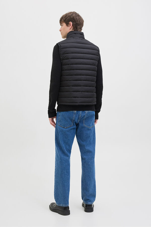 JJ REBEL Lightweight puffer gilet black