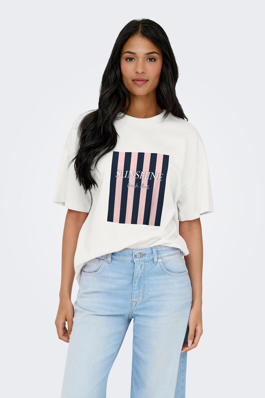 Camiseta oversize manga corta