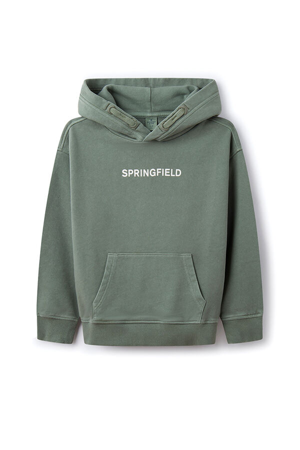 Springfield Boys' logo hoodie green