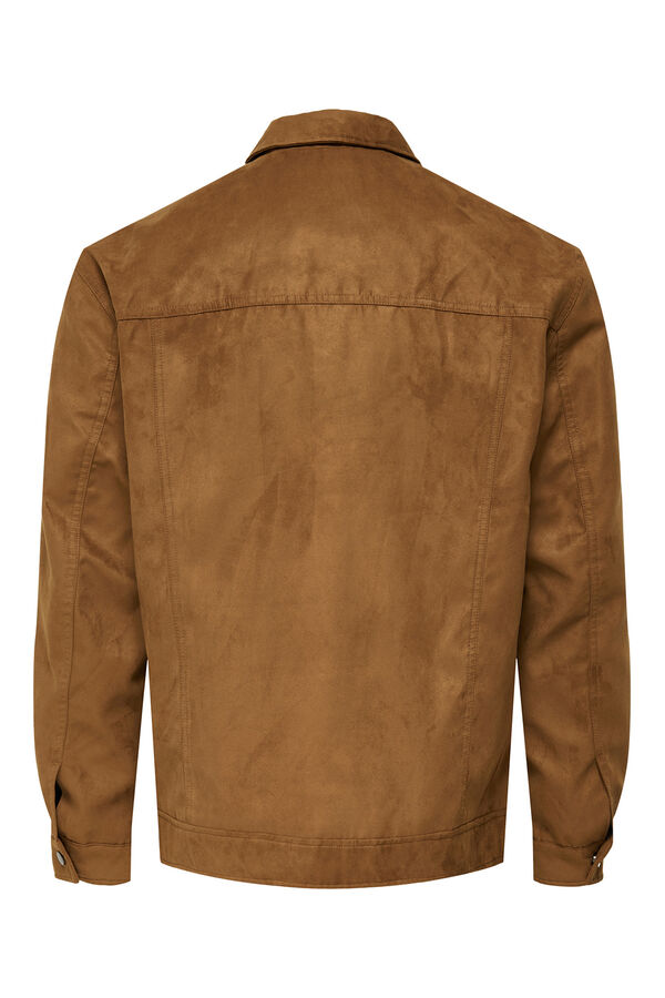 Only & Sons Suede jacket nude