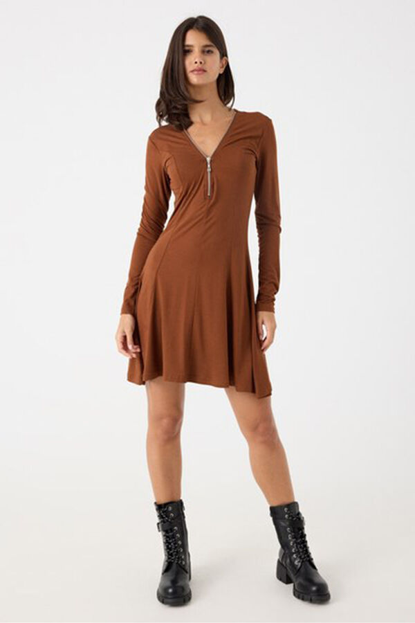 Inside Vestido com fecho-&eacute;clair vison