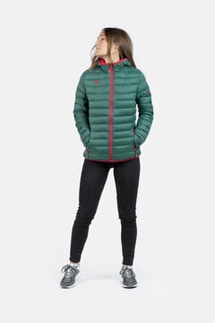 Springfield Ultralight, windproof and waterproof fibre jacket with hood. dark green