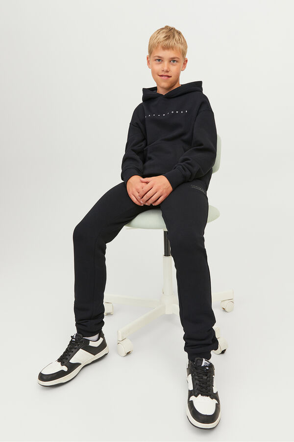 Jack & Jones Junior Sport jogger Crna