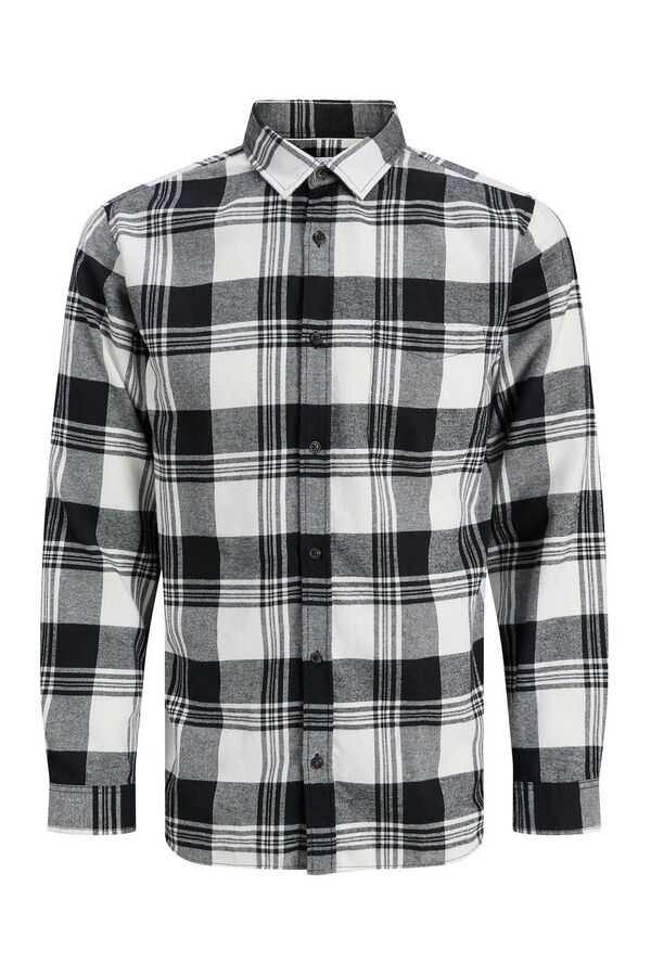 Jack & Jones Camisa regular fit cuadros blanco