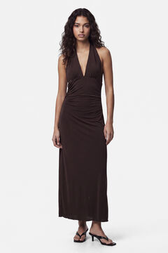 Pieces Vestido comprido com la&ccedil;o