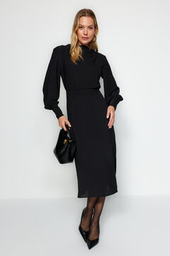 Trendyol Vestido midi con abertura