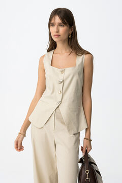 Tiffosi Top slim sin mangas