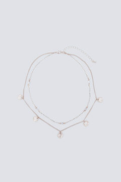 Springfield Collar doble piedras y monedas