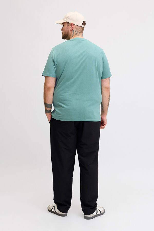 Jack & Jones PLUS Short-sleeved logo T-shirt blue