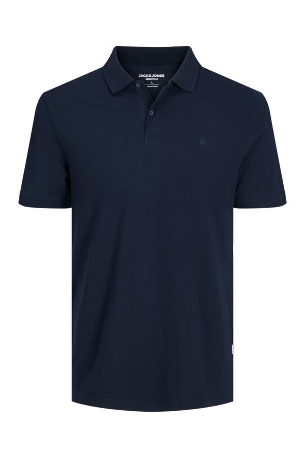 Jack & Jones Polohemd Slim Piqu&eacute; Blau