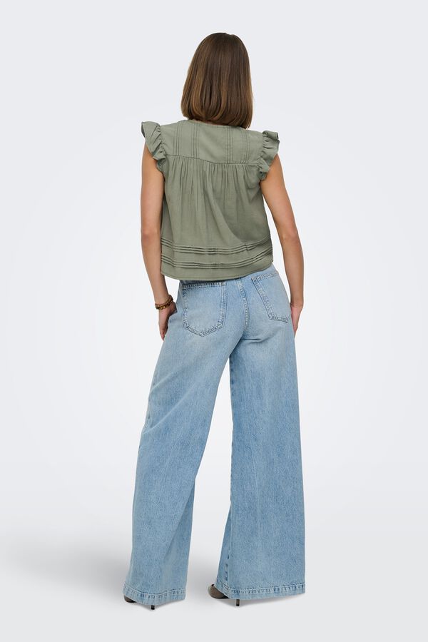 Only Sleeveless blouse printed