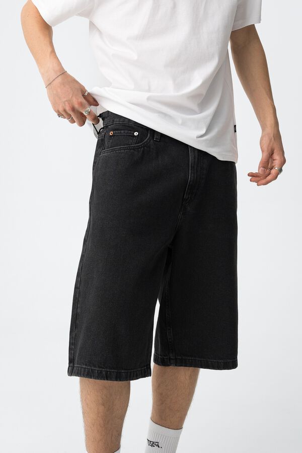 Tiffosi Young Bermudas denim super baggy grey