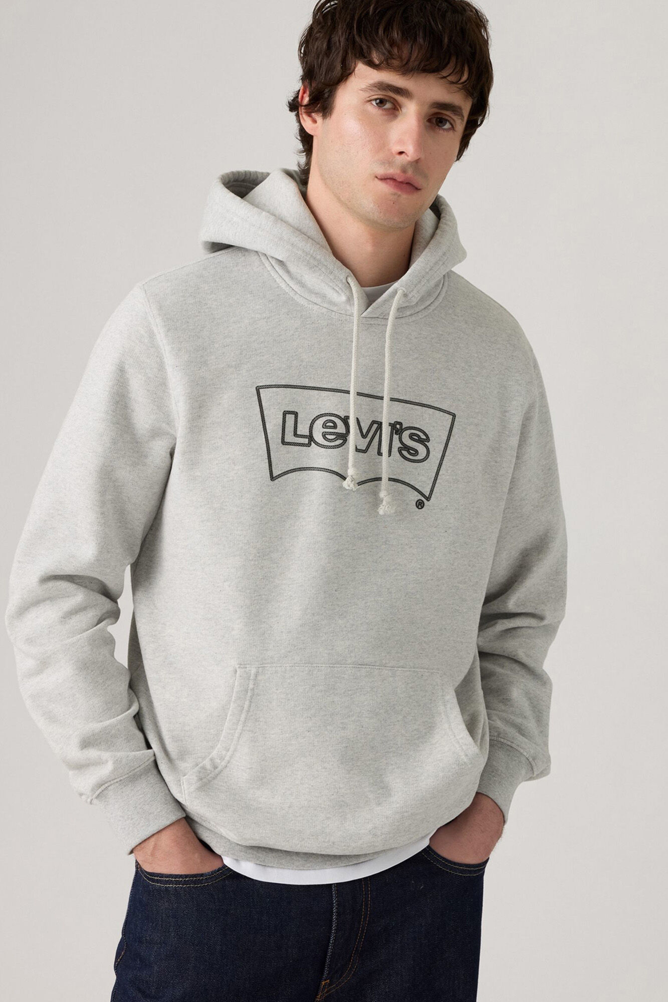 Levi's Sweatshirt masculino com gola redonda 