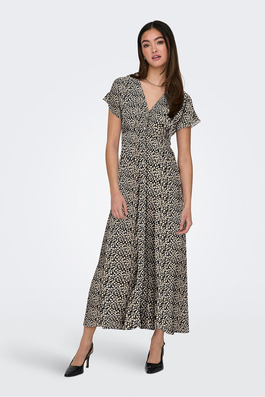 Vestido largo regular fit