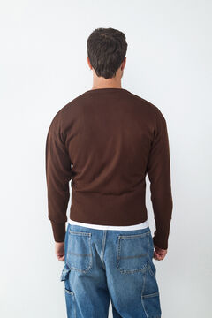 Balmohk Striped V-Neck Sweater