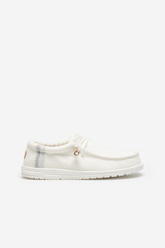 Springfield Wally linen loafer white
