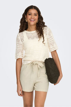 JDY Jersey manga corta calado