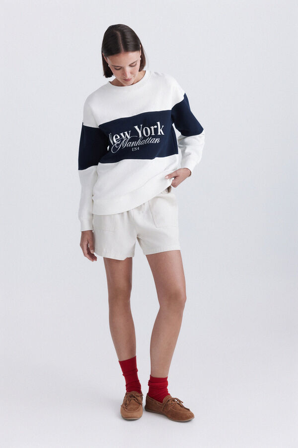 Springfield "manhattan" sweatshirt white