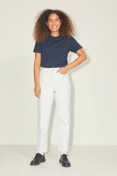 Springfield Jeans mom fit blanco