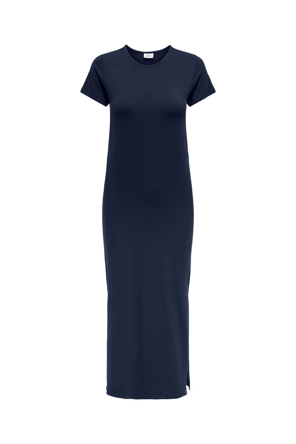 JDY Fitted long dress blue