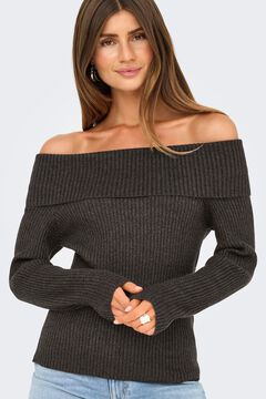 Only Jersey cuello barco vuelto