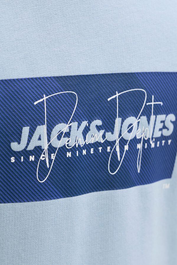 Jack & Jones Junior Square logo sweatshirt blue