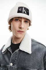 Springfield Knit hat with logo blanc