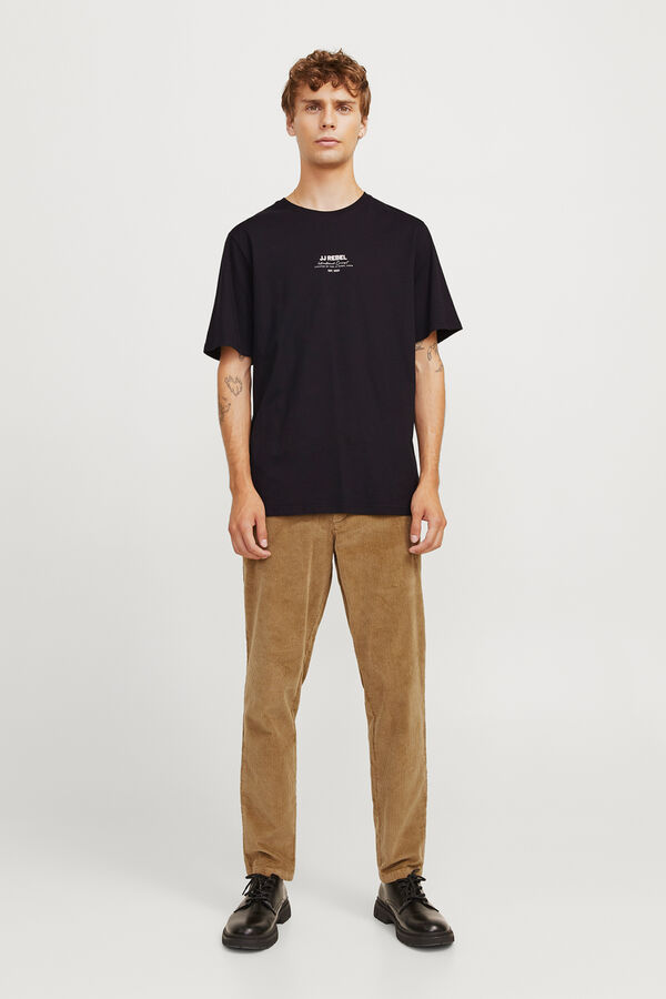 JJ REBEL Regular fit T-shirt black