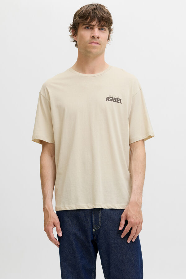 JJ REBEL Regular fit T-shirt grey