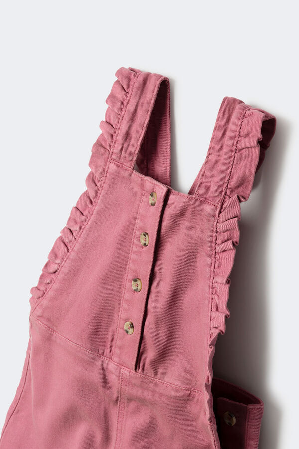 Springfield Kids Dugi kombinezon sa karnerima za devojčice Roze