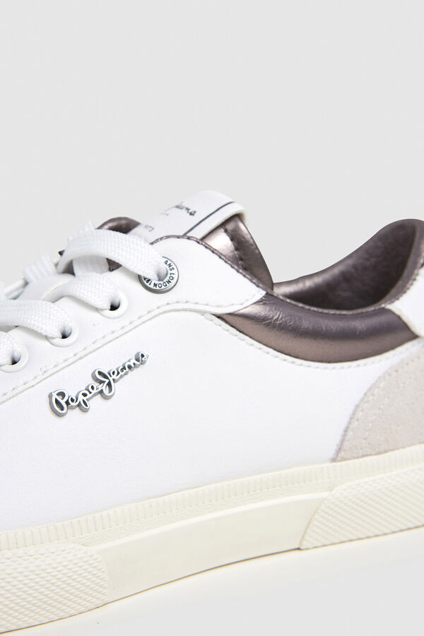 Pepe Jeans Zapatillas Cl&aacute;sicas Con Detalles En Ante gris