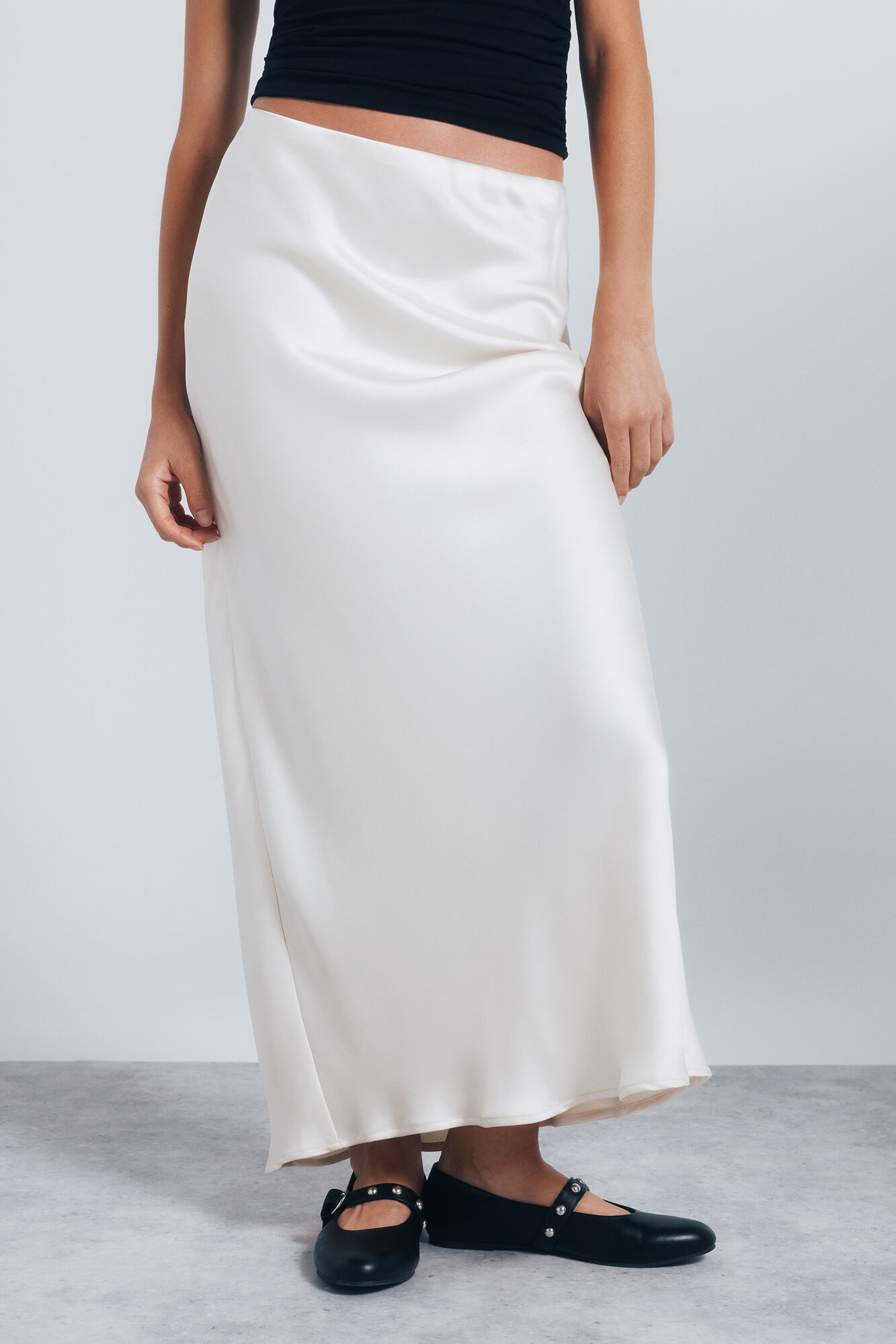 Springfield Falda midi satinada