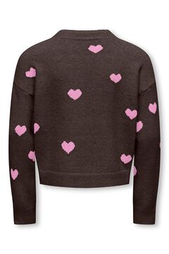 Only Girls Camisola de malha soft touch estampada