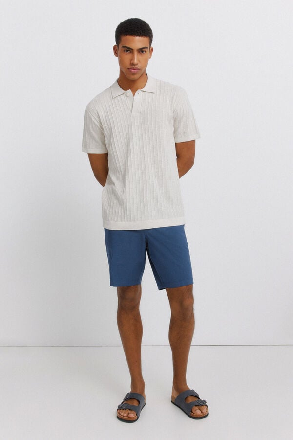 Springfield Structured Bermuda shorts blue
