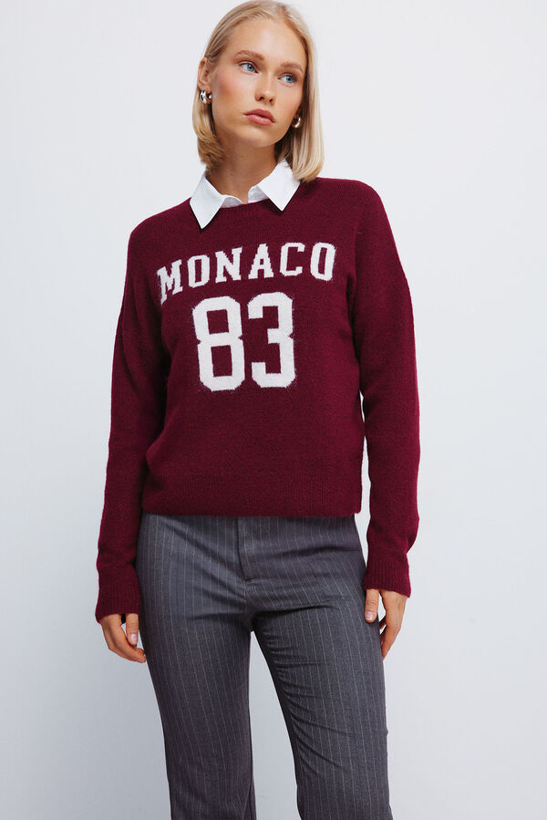 Springfield Striped flare trousers grey