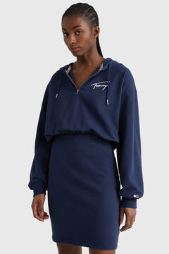 Springfield Tommy Jeans hooded dress. navy