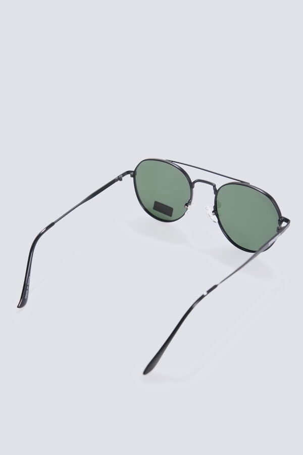 Springfield Gafas sol estilo aviador negro